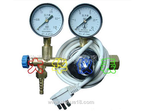 电加热二氧化碳减压器YQC-03-R双表头